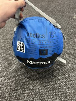 Marmot Trestles 15 Synthetic Fill Sleeping Bag 13.8 Degrees Fahrenheit Long Wmns