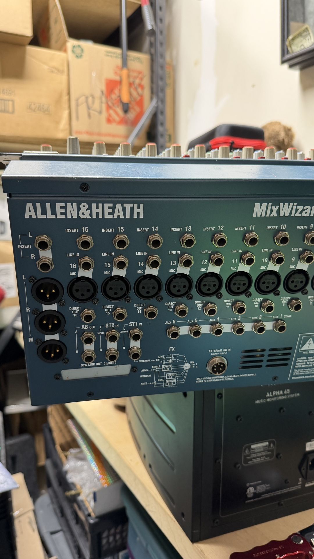 Allen & Heath MixWizard WZ³ 16:2 – 16-Channel Analog Mixing Console