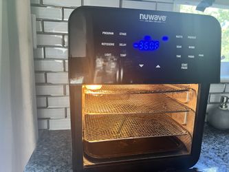 Nuwave Brio 15.5qt Air Fryer Rotisserie Oven