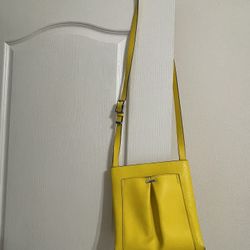 Yellow Calvin Klein  Purse 