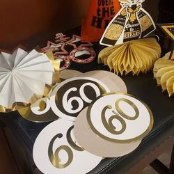 60 Yr Old  Party Decoration