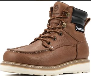 sureway work boots 619-wp Tobacco Color SZ 8