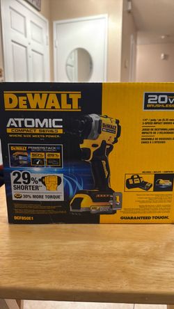 DeWalt Atomic 20V Brushless Impact Driver Kit DCF850E1