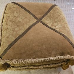 Large, Square Upholstered Ottoman
