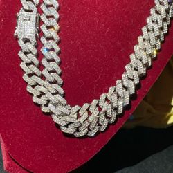 Two piece lab ice 20 inch CEO two piece celebrity lab ice stones