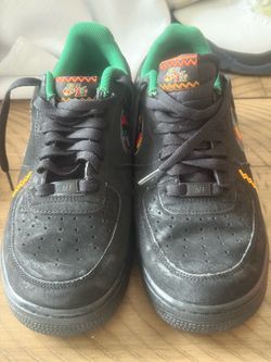 Nike Air Force 1 black history size 8.5 used