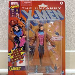 MARVEL LEGENDS GAMBIT RETRO ACTION FIGURE