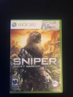 SNIPER GHOST WARRIOR XBOX 360