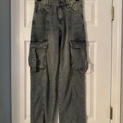 YMI Relaxed Fit Cargo Jeans 