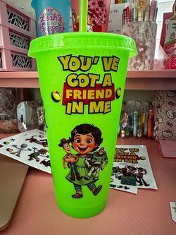 Frosted glitter- plastic tumbler 24oz