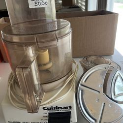  Cuisinart Food Processor 