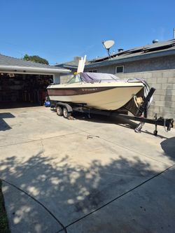 17 ft boat and trailer