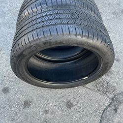 2. Tires. 245. 45. 18.  Good. year. Run Flat 