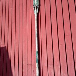 Vintage Hand Painted PNW Painted Oar Paddle Wall Art Hang Room Decor Shabby Chic 78" Long