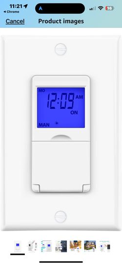 BN LINK 7 Day Digital Wall Timer New