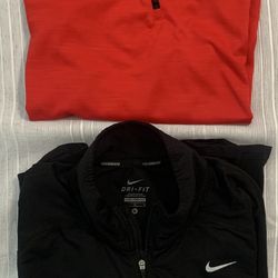 Nike Dri-Fit Men's Size M Half Zip Jacket 