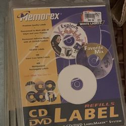 CD DVD LABEL REFILLS $20 EACH BOX