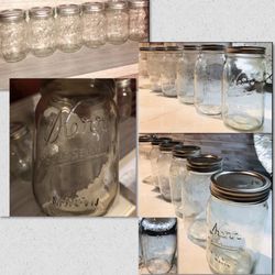 6 Mason Ball with lids $24 AND KERR (16 ounce) wide mouth w/lids-NEW-$24 