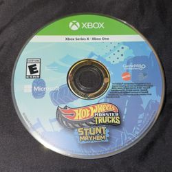 Microsoft Xbox Series X/One Hot Wheels Monster Trucks Stunt Mayhem Video Game 