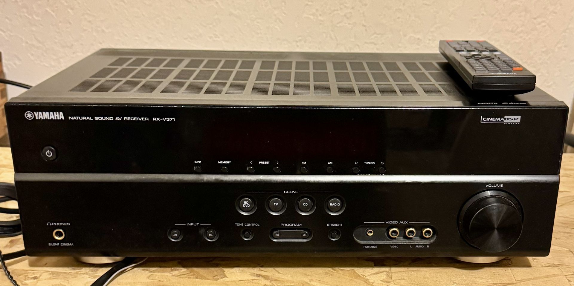 Yamaha RX-V371 5.1-Channel Home Theater Receiver