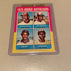 1975 Topps Jim Rice Rookie Card 