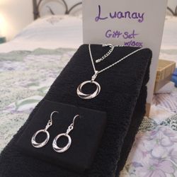 Luanay Shb Necklace Earrings Gift Set