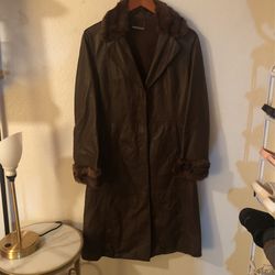 Vintage Leather Coat