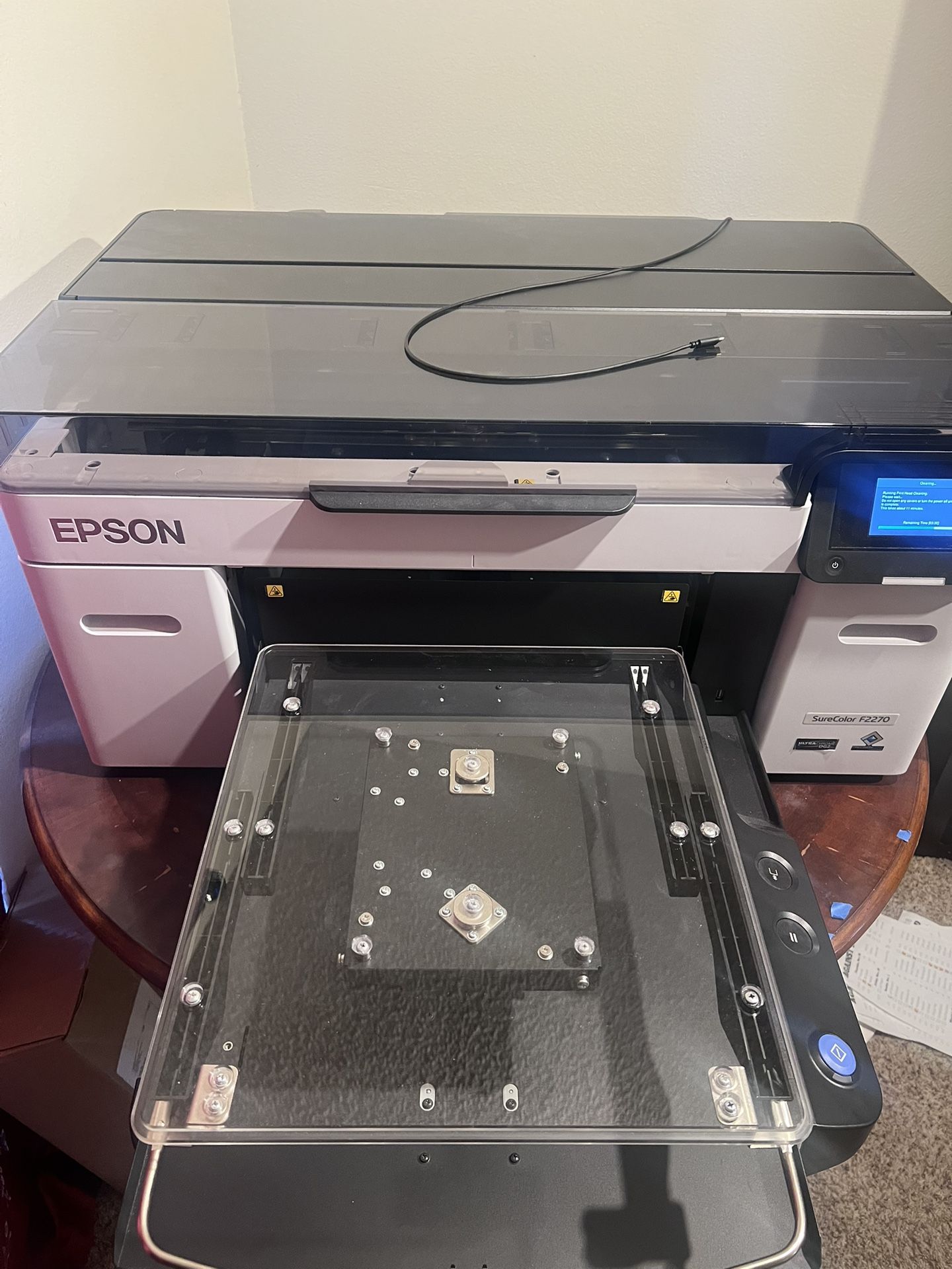 EPSON SURECOLOR F 2270 DTG hybrid Printer