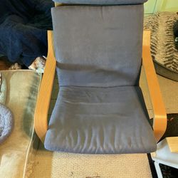 Poang Chair With Cushion (ikea)
