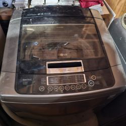 Electric LG Dryer And Washer Set