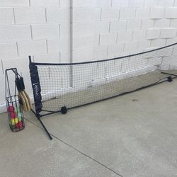 Pickle Ball complete set net/rackets/balls