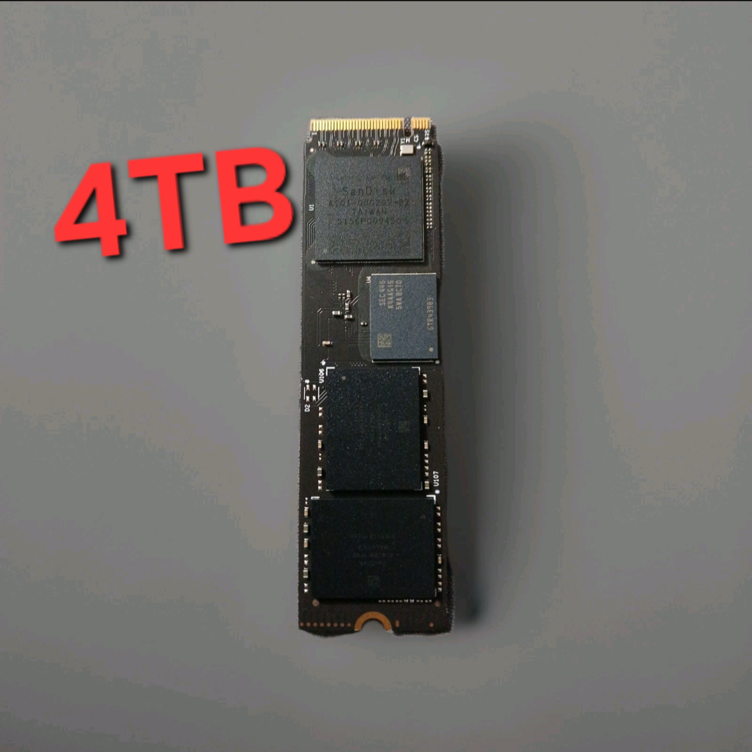 WD BLACK SN850P 4TB Gen 4x4 NVMe M.2 Internal SSD (No Box,No Heatsink) Brand New