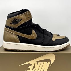 Nike Air Jordan 1 High OG Black Metallic Gold – Men’s Size 11 (DZ5485-071)