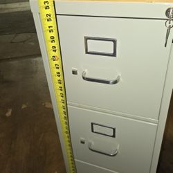 Vertical File Cabinet - Legal, 4 Drawer, Tan