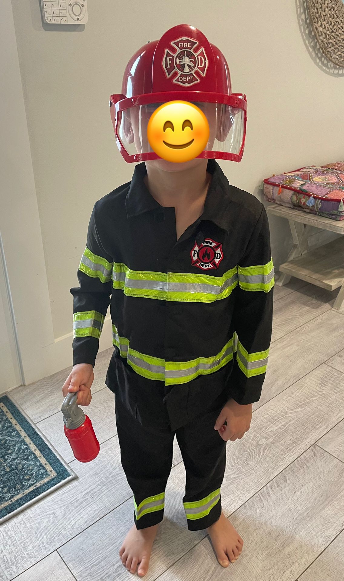 Toddler Firefighter Costume 