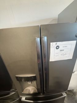GE French Door Refrigerator Slate Finish