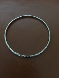 Sterling Silver Bangle Bracelet