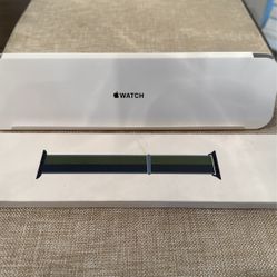 *New* Apple Watch Abyss Blue/Moss Green Sport Loop