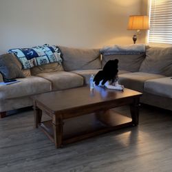 Sectional With Large Ottoman