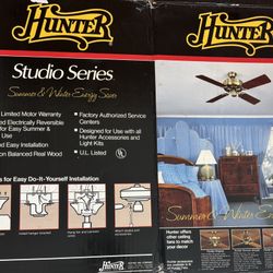 New Hunter Fan-No Motor