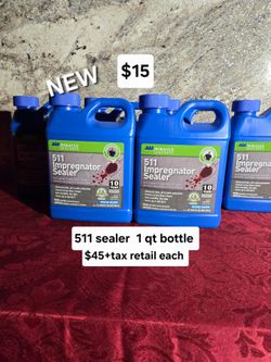 New 511 sealer 1 qt  bottle  $45+tax retail