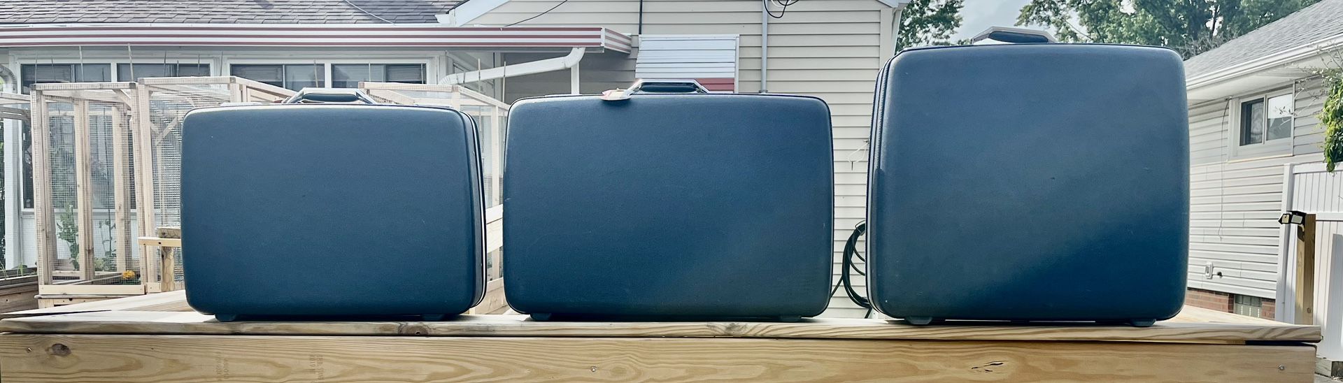 Three piece American Tourister luggage set