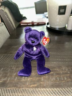 1997 Princess Diana Beanie Baby First Edition With Errors!!!!!!!