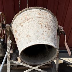 Cement Mixer, Honda Gas Motor With All Accessories. $300.00