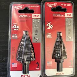 Milwaukee Union Bit Drill Bits   #9, #12 