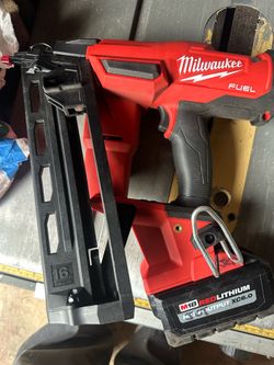 Milwaukee 16 gauge nailer
