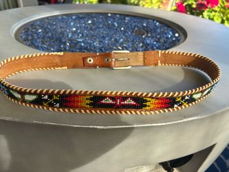 Vintage beaded belt