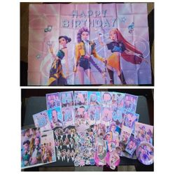 Kpop Demon Hunters Party Decorations Kpop Demon Hunters Balloons