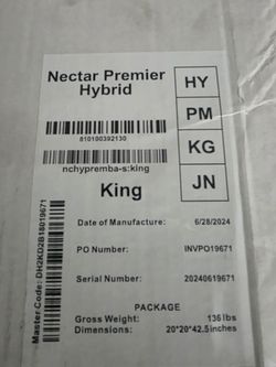 Nectar Premier Hybrid Mattress (King)