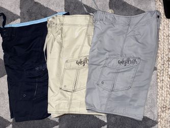 Lot  Of 3 Boys Quiksilver Board Shorts 